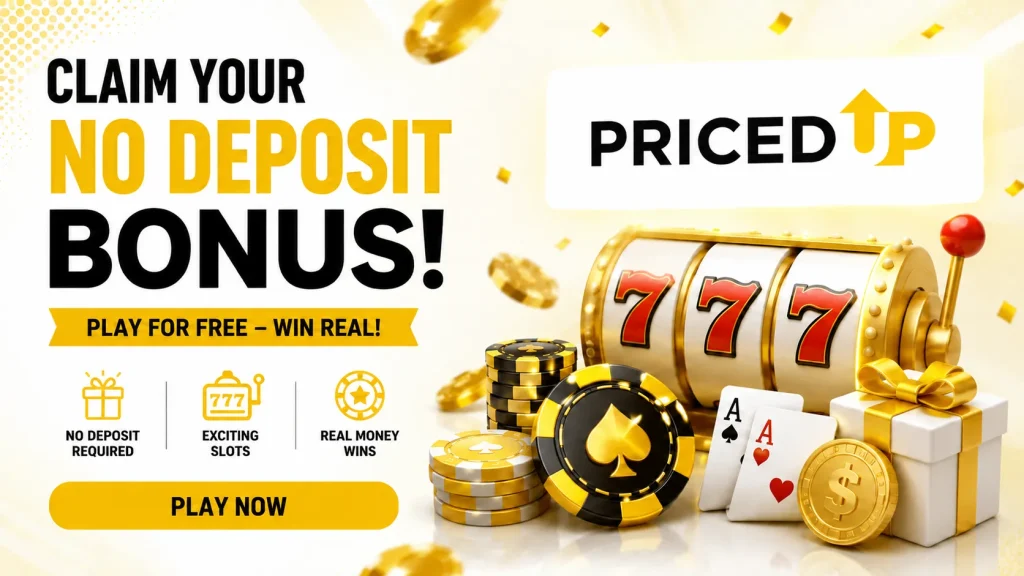 pricedup no deposit bonus